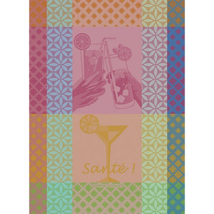 Sante Cocktail Jacquard Kitchen Towel-Gina's Home Linen Ltd
