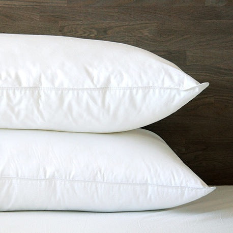 St Moritz White Goose Down Pillow-Gina's Home Linen Ltd