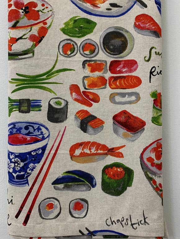Sushi Tablecloth-Gina's Home Linen Ltd