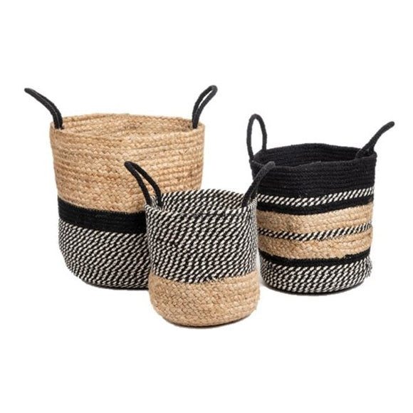 Swing Jute Basket Set-Gina's Home Linen Ltd